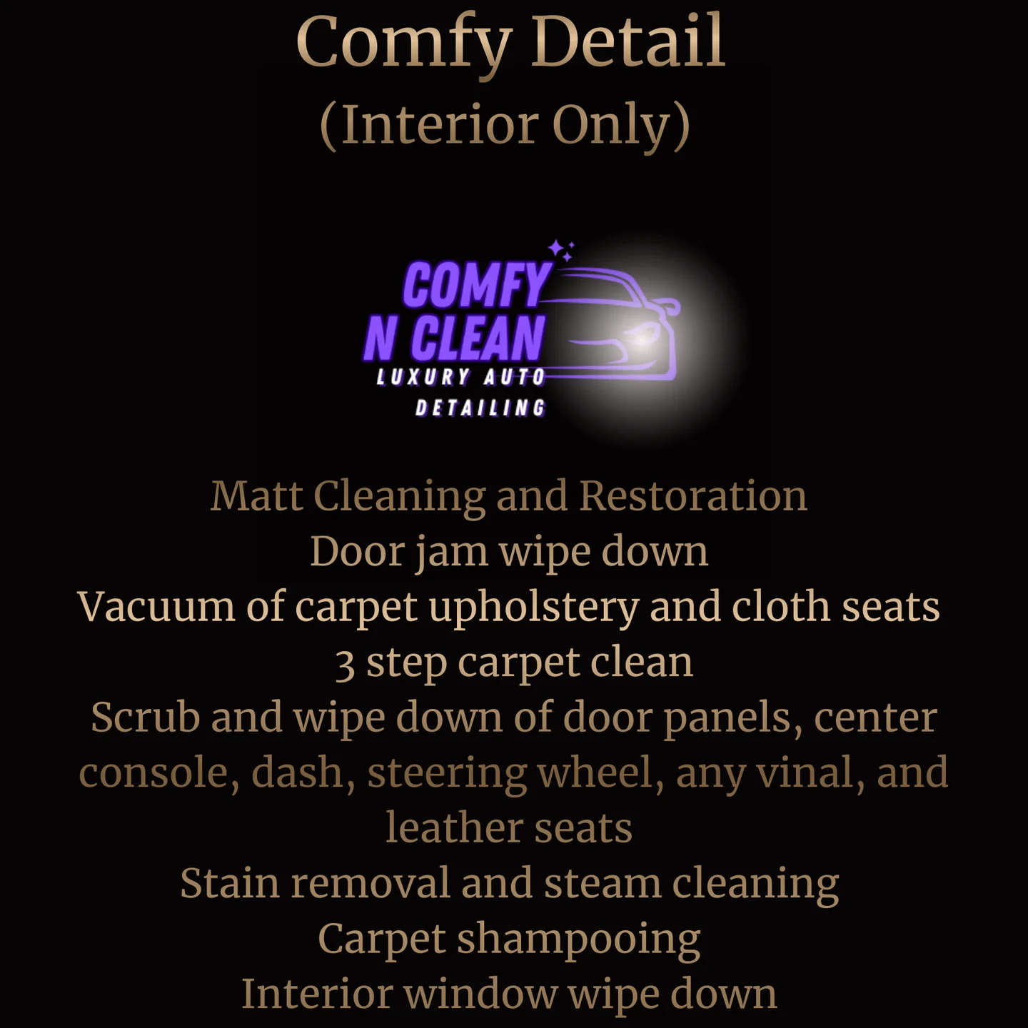 Comfy Detail (Interior)