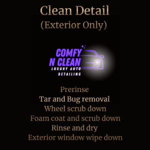 Clean Detail (Exterior Only)